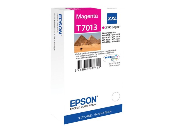 Epson T7013 - Größe XXL - Magenta - Original