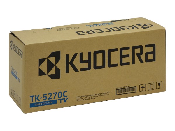 Kyocera TK-5270C Lasertoner 6000Seiten Cyan