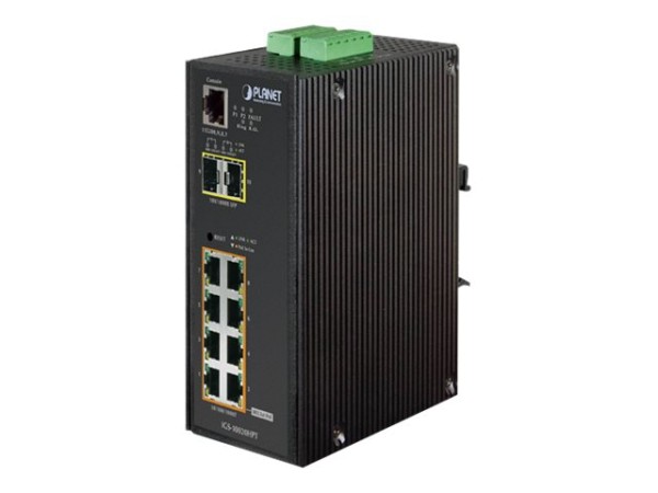 Planet IGS-10020HPT - Switch - L2+ - managed - 8 x 10/100/1000 (PoE+)