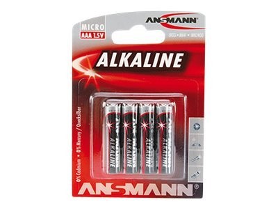 Ansmann Micro - Batterie 4 x AAA-Typ - Alkalisch