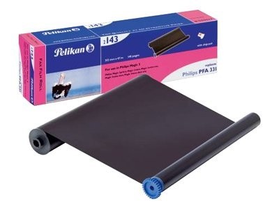 Pelikan 2143 - Schwarz - Thermotransfer-Farbband (Alternative zu: Philips PFA 331)