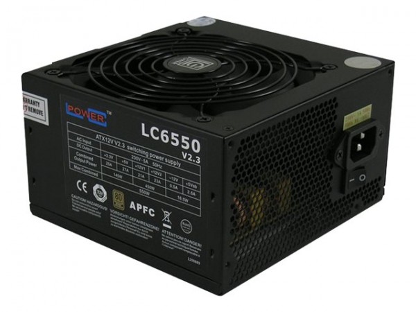 LC Power Super Silent Series LC6550 V2.3 - Stromversorgung (intern)