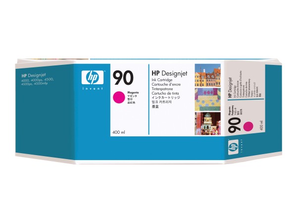 HP 90 - 400 ml - Dye-Based Magenta - Original
