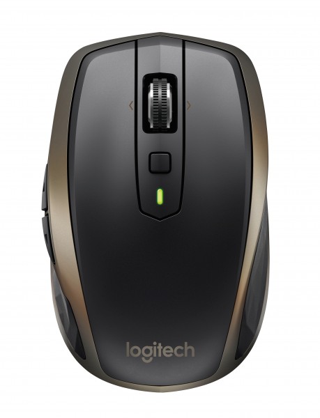 Logitech MX Anywhere 2 - rechts - Laser - RF kabellos + Bluetooth - 1000 DPI - Schwarz