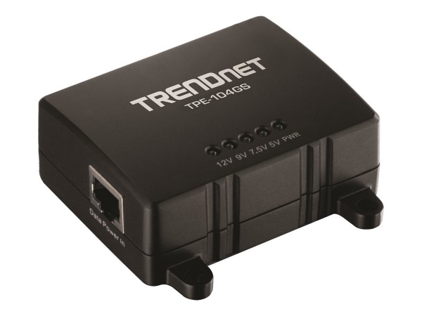 TRENDnet TPE-104GS - PoE-Splitter - 48 V - Ausgangsanschlüsse: