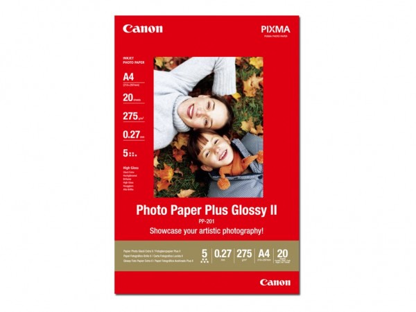 Canon Photo Paper Plus Glossy II PP-201 - Glänzend - A4 (210 x 297 mm)