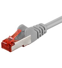 Goobay 0.25m Cat.6 S/FTP Netzwerkkabel 0.25 m Grau - Kabel - Netzwerk