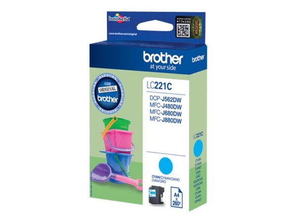 Brother LC-221C - Cyan - Original - Tintenpatrone