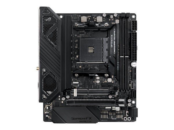 ASUS ROG Crosshair VIII Impact - Motherboard - ATX - Socket AM4 - AMD X570 - USB-C Gen2, USB 3.2 Gen