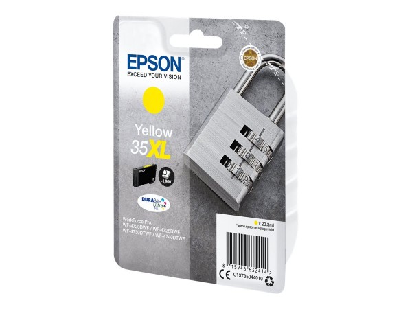 Epson 35XL - 20.3 ml - XL - Gelb - Original - Blisterverpackung