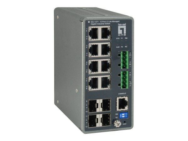 LevelOne IGU-1271 - Switch - L3 Lite - managed