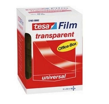 Tesa 57406 - 66 m - Transparent - Polypropylen (PP) - Pappe - Papier - 19 mm - 8 Stück(e)