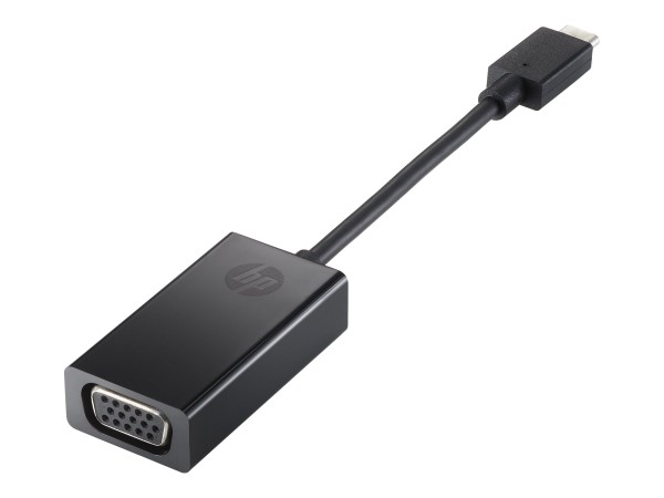 HP Externer Videoadapter - USB-C - D-Sub - Schwarz