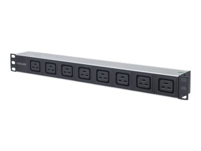 Intellinet 19"" 1U Rackmount 8-Output C19 Power Distribution Unit (PDU)