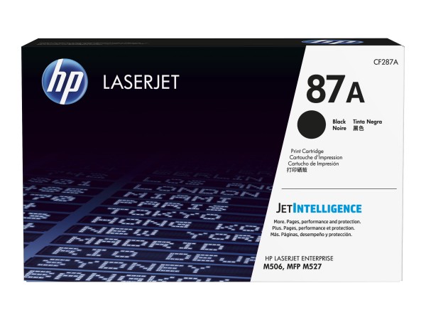 HP 87A - Schwarz - Original - LaserJet - Tonerpatrone (CF287A)