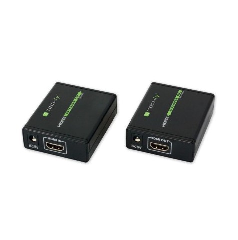 Techly HDMI Extender über Netzwerkkabel Cat. 5e/6, 60m