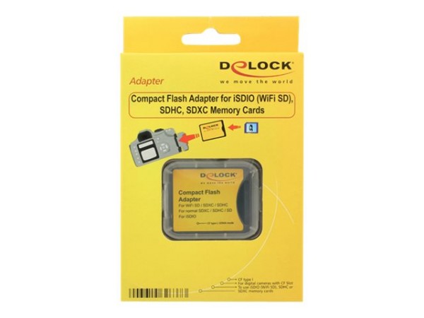 Delock Kartenadapter (SD, SDHC, SDXC) - CompactFlash