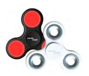 PLANTIN Ultron 130639 - Fidget spinner - Schwarz - Metallisch - Rot - Weiß - Kunststoff - 30 g - 2 S
