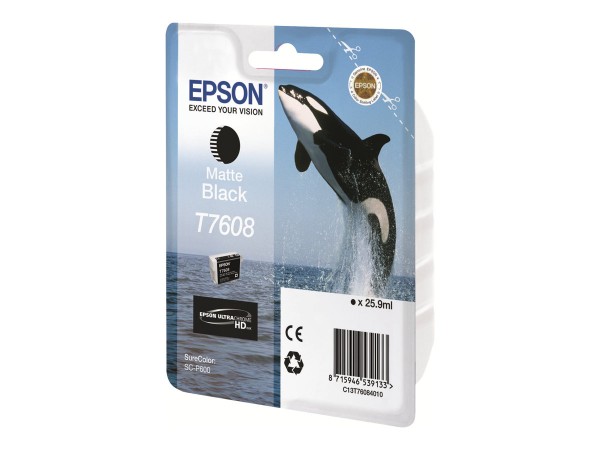 Epson T7608 - 26 ml - mattschwarz - Original