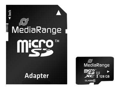 MEDIARANGE MR945 - Flash-Speicherkarte (microSDXC-an-SD-Adapter inbegriffen)