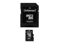 Intenso Class 10 - Flash-Speicherkarte (microSDHC/SD-Adapter inbegriffen)