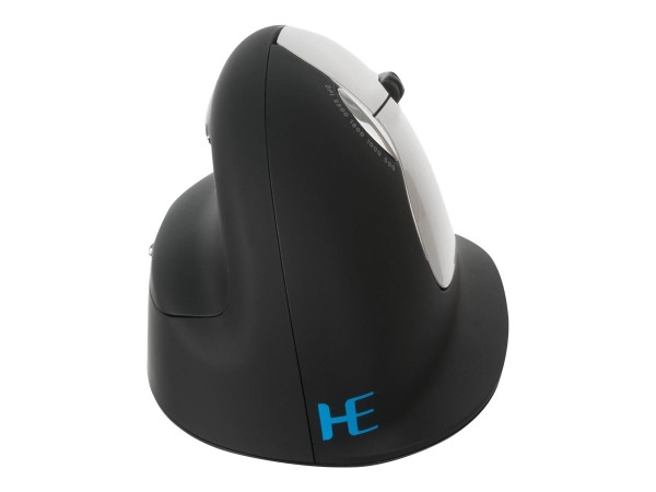 R-Go HE Mouse Ergonomische Maus, Groß (über 185mm), rechtshändig, drahtlose - Maus - ergonomisch - F