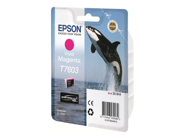 Epson T7603 - 26 ml - Vivid Magenta - Original