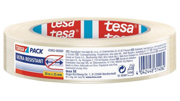 Tesa 45902 - 50 m - Transparent - 25 mm - 1 Stück(e)