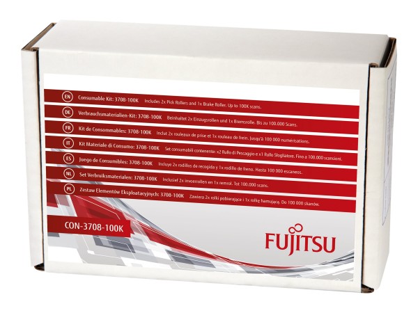 Fujitsu Consumable Kit: 3708-100K - Scanner - Verbrauchsmaterialienkit