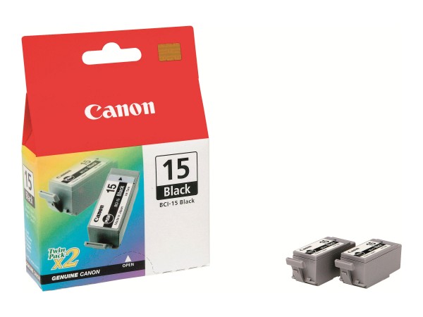 Canon BCI-15 - 2er-Pack - Schwarz - Original