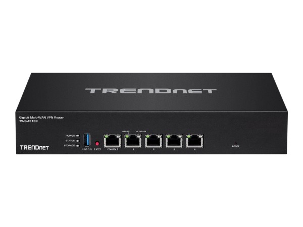 TRENDnet TWG-431BR - Router - GigE - WAN-Ports: 3