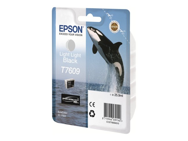 Epson T7609 - 26 ml - Light Light Black - Original