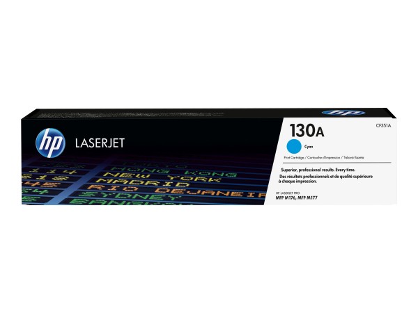 HP 130A - Cyan - Original - LaserJet - Tonerpatrone (CF351A)