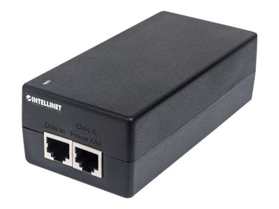 Intellinet Gigabit Ultra PoE+ Injector, 1 x 60 W Port, IEEE 802.3bt and IEEE 802.3at/af Compliant, P