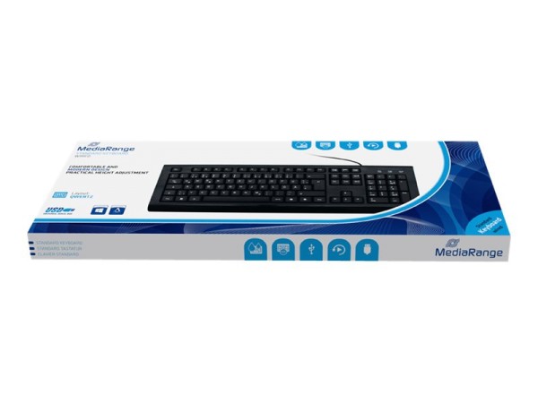MEDIARANGE MROS101 - Tastatur - USB - Schwarz