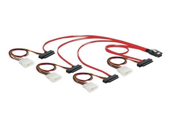 Delock Internes SAS-Kabel - 4-Lane - 36 PIN 4iMini MultiLane (M)