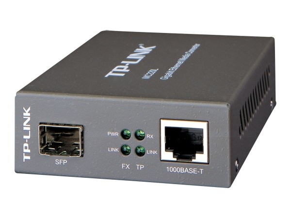 TP-LINK MC220L - Medienkonverter - GigE - 1000Base-LX, 1000Base-SX, 1000Base-LH - RJ-45 / SFP (mini-