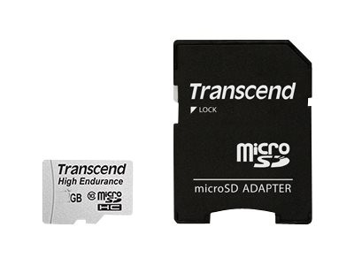 Transcend Hochbelastbare - Flash-Speicherkarte (microSDHC/SD-Adapter inbegriffen)