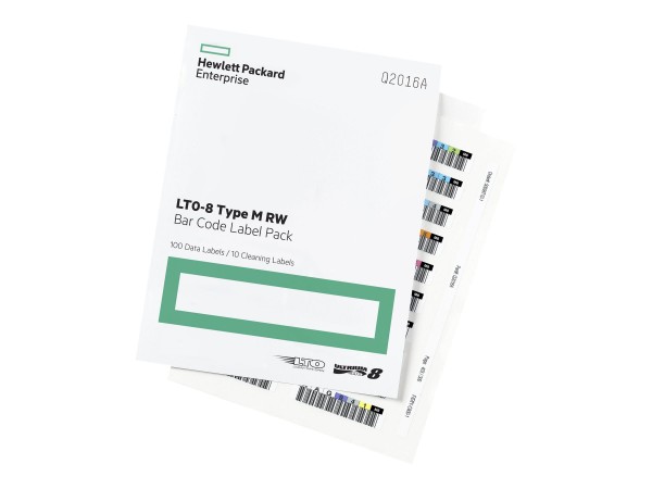 HP Enterprise LTO-8 Ultrium RW Bar Code Label Pack - Strichcodeetiketten