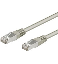 Goobay Patch-Kabel CAT5e 1.0m grau SF/UTP - Kabel - Netzwerk