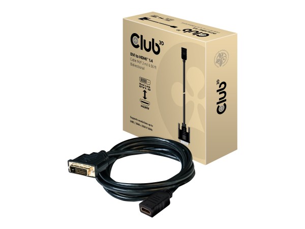 Club 3D CAC-1211 - Videokabel - Dual Link - HDMI / DVI - DVI-D (M)