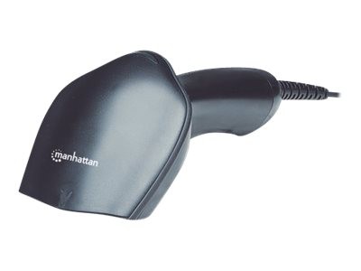 Manhattan Long Range CCD Handheld Barcode Scanner, USB, 500mm Scan Depth, Cable 1.5m, Max Ambient Li