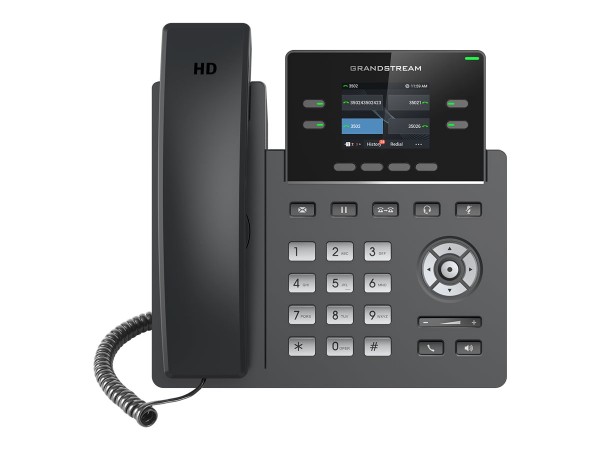 Grandstream GRP2612 - VoIP-Telefon mit Rufnummernanzeige/Anklopffunktion