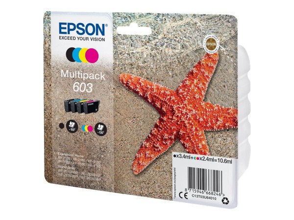 Epson 603 Multipack - 4er-Pack - Schwarz, Gelb, Cyan, Magenta