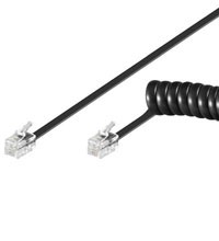 Goobay Telefonhörer-Spiralkabel 2x RJ10 St. - Kabel - 4 m