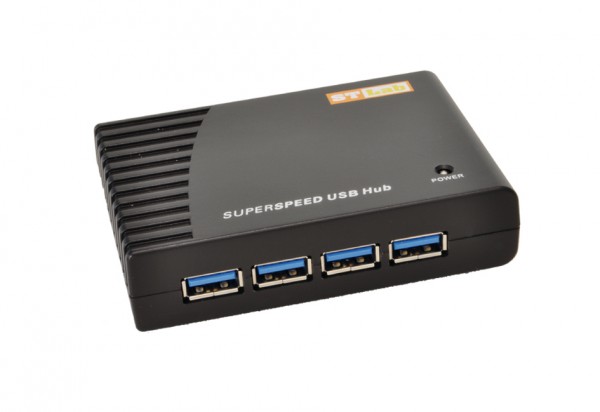 Exsys EX-1125 - USB 3.2 Gen 1 (3.1 Gen 1) Type-A - 5000 Mbit/s - Schwarz - Windows 7 Home Basic,Wind