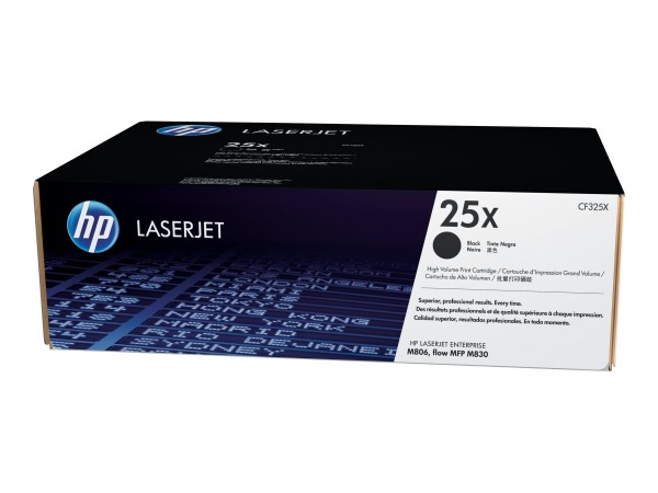 HP 25X - Hohe Ergiebigkeit - Schwarz - Original - LaserJet - Tonerpatrone (CF325X)