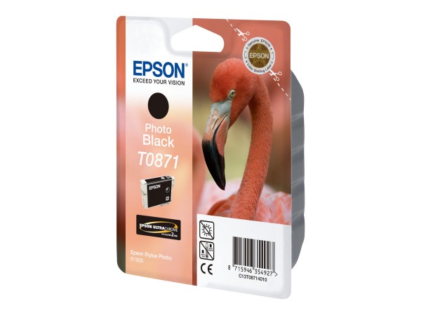 Epson T0871 - 11.4 ml - Photo schwarz - Original