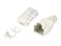 equip Netzwerkanschluss - RJ-45 (M) - ungeschirmt - CAT 6 - geschirmt (Packung mit 100)