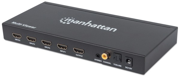 Manhattan 207881 - HDMI - Schwarz - Metall - 480i,480p,576i,576p,720p,1080i,1080p - 2,25 Gbit/s - Ak